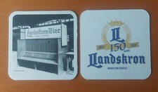 1 Bierdeckel 150 Jahre  Landskron- Görlitz