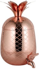 Echtwerk Ananas Getränkespender 4,7L kupfer Party Sommer Cocktail Soda Mix - Neu