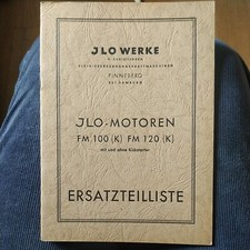 9.3 ILO Motor FM 120 100 (K) Ersatzteilliste spares Parts list original 1949