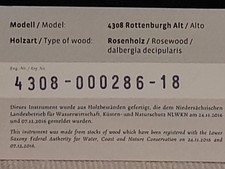 Altblockflöte Moeck Rosenholz