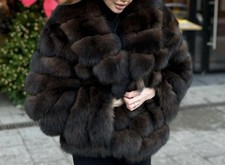 Echt Pelz Damen Fuchs