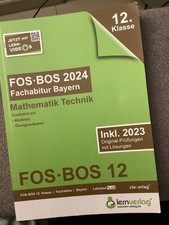 FOS/BOS Bayern 2024 Mathematik Technik Fachabitur