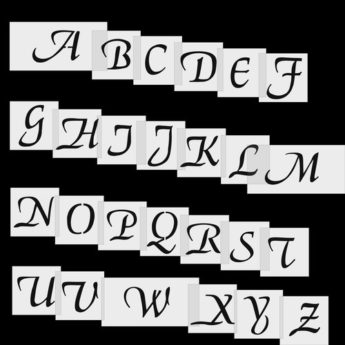 Schablone stencil buchstaben - schablone,