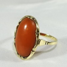 Wundervoller Korallen Ring 585