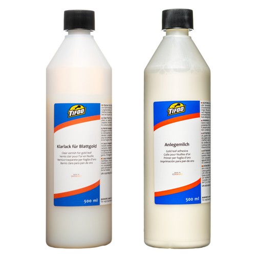 Anlegemilch und klarlack für - und,