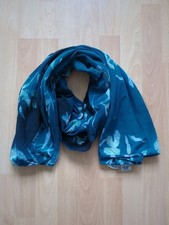 di bari Damen Schal blau grün