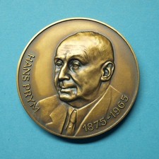 Medaille Hans Prym 1875-1965