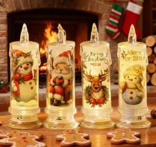 Dekoration Weihnachtsmann Wachskerzen Weihnachts  Kerze Weihnachten