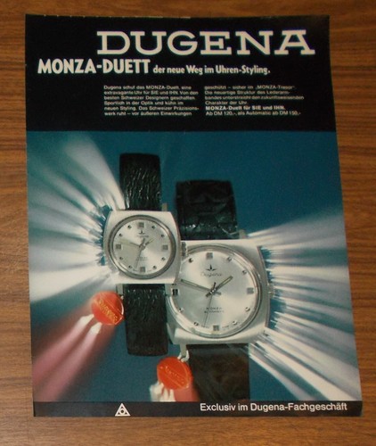 Seltene werbung dugena monza - seltene,