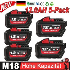 5X 12Ah Akku Für Milwaukee
