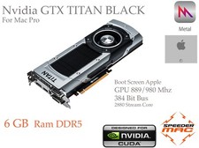  GTX Titan Schwarz 6GB DDR5 Mac Pro, Bootscreen Apple Metal Monterey Nvidia