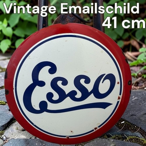 Vintage alt esso emaille - esso,