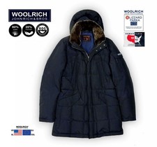 WOOLRICH® BLIZZARD PARKA aus Ramar Cloth Winterjacke, Mantel, XXL/XL, dunkelblau