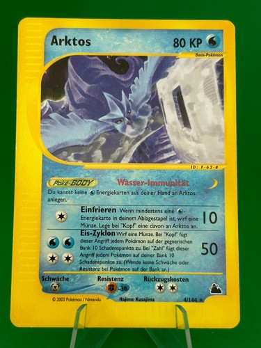 Pokémon karte arktos 144 - karte, 4/144