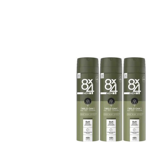 3x150ml 8x4 men bodyspray - 8x4,