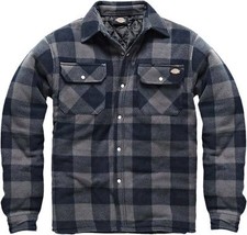 Dickies Holzfällerhemd Portland graublau Polarfleece gefüttert Hemd Jacke