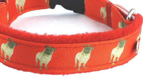 Hundehalsband mops 35 40 - mops,