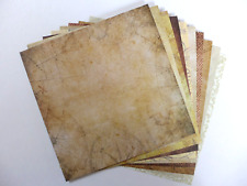 10 x Designpapier - 15x15cm - 10 versch. Motive - RAR