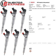 6x 0445110047 Einspritzdüse Injektor BMW E39 E46 330d 530d X5 730d 7785984