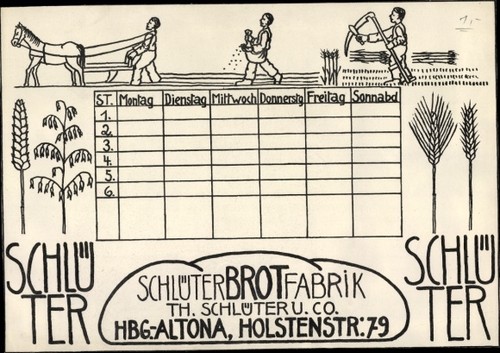 Stundenplan schlüter brot - stundenplan,