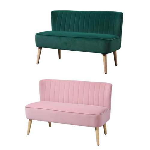 Homcom sitzer sofa - homcom, 2-sitzer
