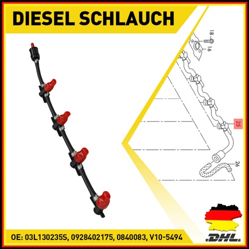 Leckkraftstoffschlauch
