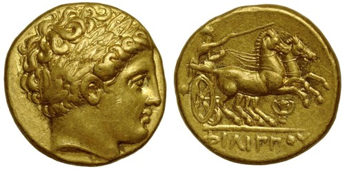 Makedonien philipp gold - philipp, ii.,