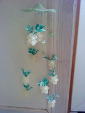 Windspiel Klangspiel  im Freien Innenveranda Deko Trauben Garten Kunststoff