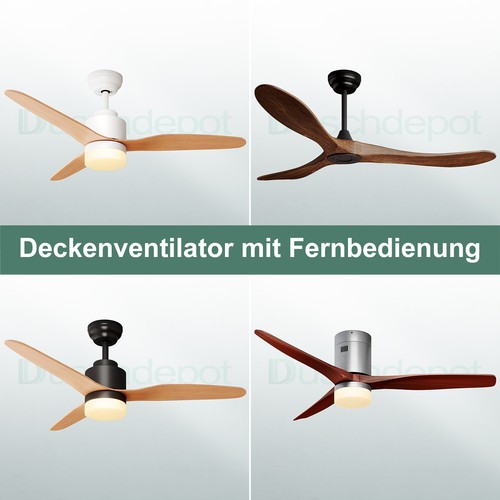 Led deckenventilator mit - led,