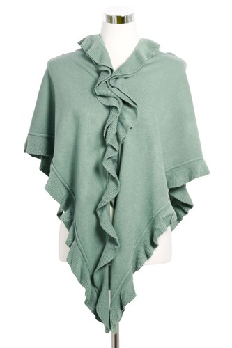 Trachtenponcho strickstola - trachtenponcho,