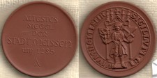 Porcelain Medal Meissen Oldest