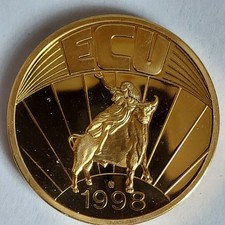 BRD 1998, Medaille ECU/Europa