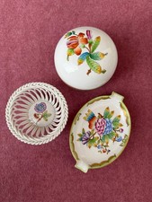Herend Victoria diverse Teile 3 Stück