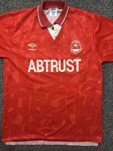 Aberdeen heimtrikot 1990 - aberdeen,