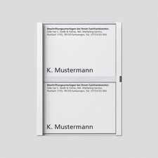 Siedle&Söhne Namensschild ws