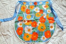 Retro halb Küchenschürze, 70er Jahre, neu