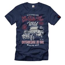 HOTCHKISS jh 102 Willys 4x4 Oldtimer Frankreich Geländewagen Zivil T-Shirt#40923