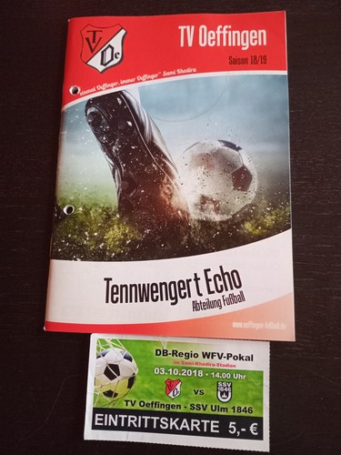 Ssv ulm pokalspiel 19 - ulm, 18/19