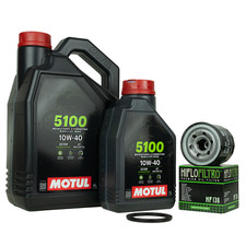 Ölwechselset Ölfilter Motul 5100 10w40 Für: Suzuki VS 1400 Intruder alle Modelle