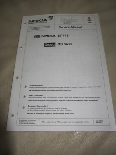 Service manual für itt nokia - service,