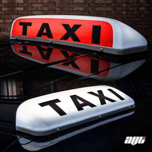 Led magnetische taxi dach - 19",