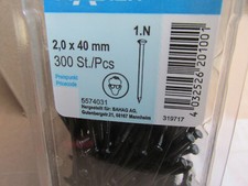 300 Stück  Stifte 2,0x40mm Nägel / Aktion Pal5Nr10..