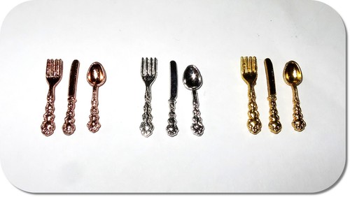 Miniatur besteck set - besteck,, set,
