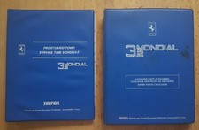 Ferrari 3.2 Mondial & Cabriolet Spare Parts Catalogue & Service Time Schedule