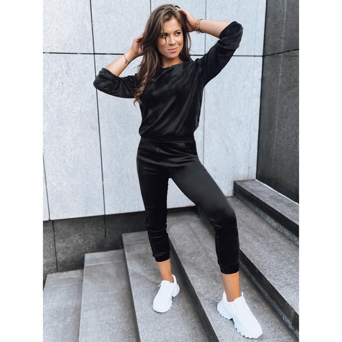 Damen velours trainingsanzug - velours,