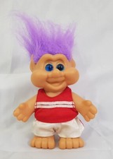 VINTAGE I.T.B CHUBBY ELF TROLL DOLL - 1991 - RUNNER / TRAINING / FOOTBALL OUTFIT
