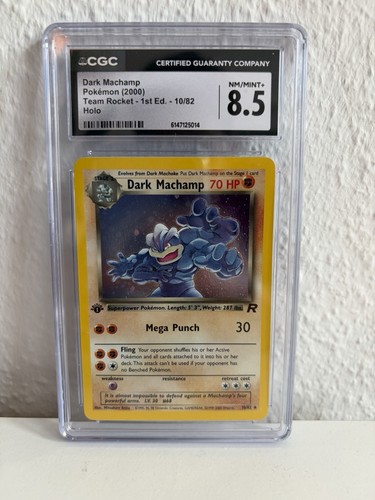 Pokémon holo tcg dark machamp - pokémon,