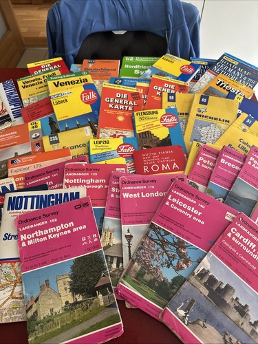 Huge ordnance survey - survey, maps