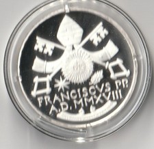 Münze Vatikan 2018, 20 € Sede vacante in Kapsel + feinster unbenutzten Erhaltung