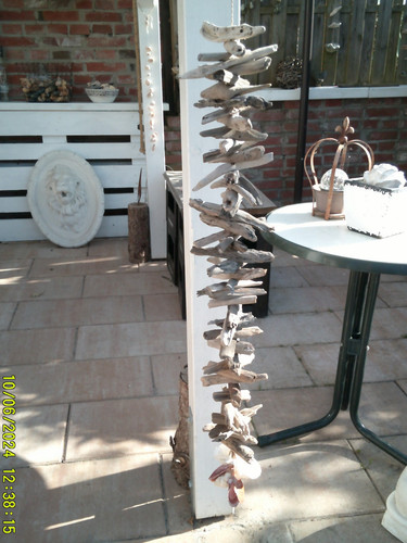 Treibholzgirlande mit muscheln - treibholzgirlande,
